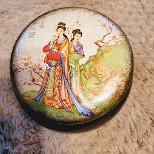 Vintage Oriental trinket box